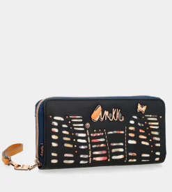 Anekke Nature Pachamama Large Printed Rfid Wallet Outlet