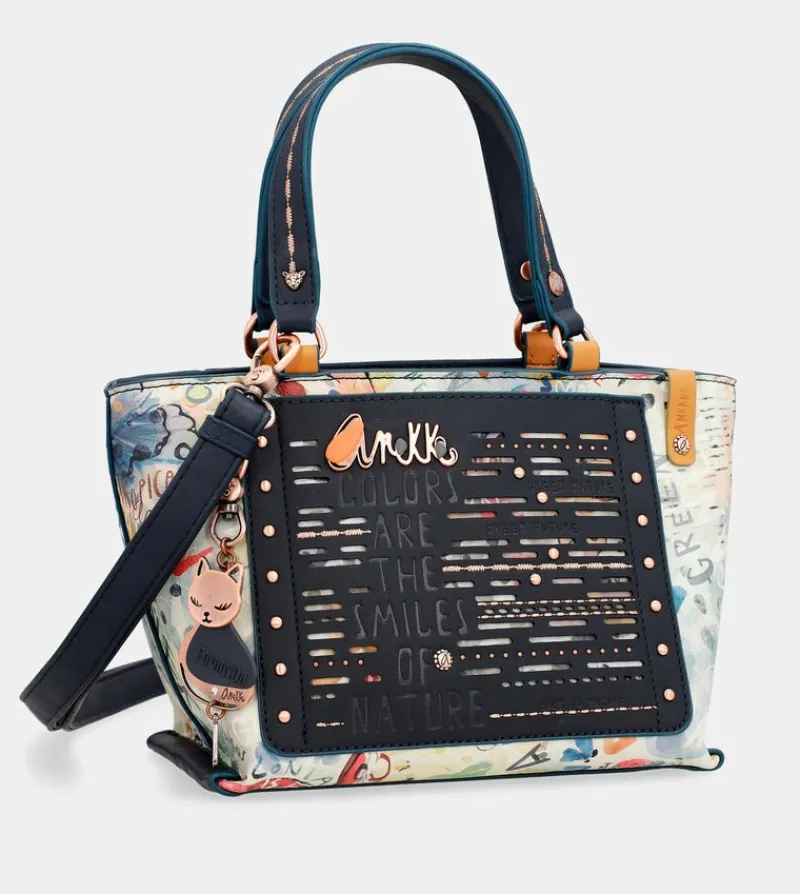 Anekke Nature Pachamama Navy Blue Tote Bag Cheap