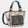 Anekke Nature Pachamama Navy Blue Printed Tote Bag Cheap