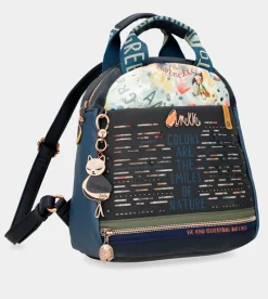 Anekke Nature Pachamama Navy Blue Medium Satchel Bag Shop