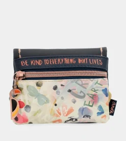 Anekke Nature Pachamama Navy Blue Flap Wallet Shop