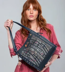 Anekke Nature Pachamama Navy Blue Crossbody Bag Flash Sale