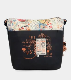 Anekke Nature Pachamama Navy Blue Large Crossbody Bag Best Sale