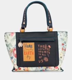 Anekke Nature Pachamama Navy Blue Tote Bag Cheap