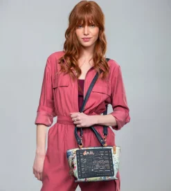 Anekke Nature Pachamama Navy Blue Printed Tote Bag Cheap