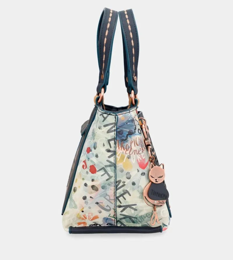 Anekke Nature Pachamama Navy Blue Tote Bag Cheap