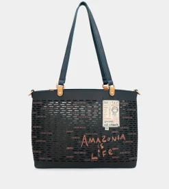 Anekke Nature Pachamama Navy Blue Large Tote Bag Online