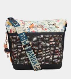 Anekke Nature Pachamama Navy Blue Large Crossbody Bag Best Sale