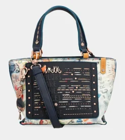 Anekke Nature Pachamama Navy Blue Tote Bag Cheap
