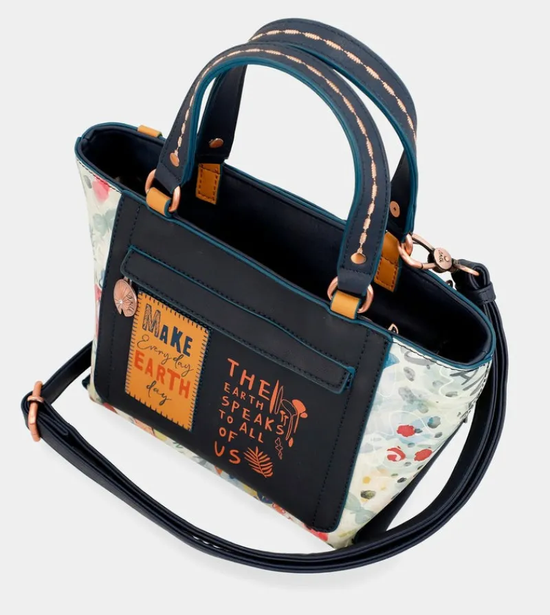 Anekke Nature Pachamama Navy Blue Tote Bag Cheap
