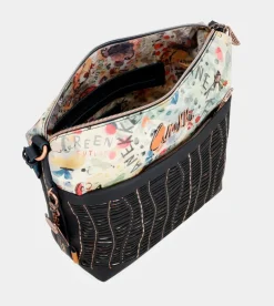 Anekke Nature Pachamama Navy Blue Large Crossbody Bag Best Sale