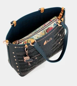 Anekke Nature Pachamama Navy Blue Large Tote Bag Online
