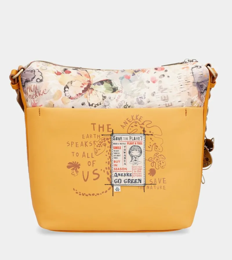 Anekke Nature Pachamama Ochre Large Messenger Bag Cheap
