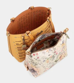 Anekke Nature Pachamama Ochre Large Tote Bag Sale