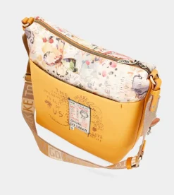 Anekke Nature Pachamama Ochre Large Messenger Bag Cheap