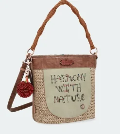 Anekke Nature Raffia Shoulder Bag Best