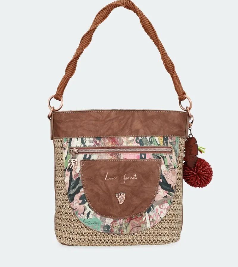Anekke Nature Raffia Shoulder Bag Best