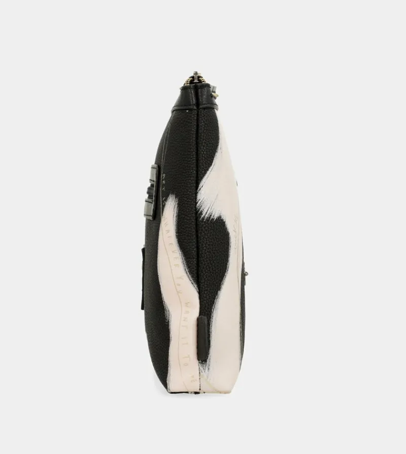 Anekke Nature Shodo Black Clutch Bag Cheap