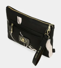 Anekke Nature Shodo Black Clutch Bag Cheap