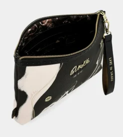 Anekke Nature Shodo Black Clutch Bag Cheap