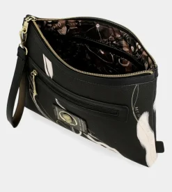 Anekke Nature Shodo Black Clutch Bag Cheap