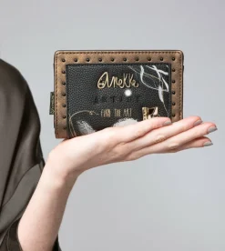 Anekke Nature Shodo Black Flexible Rfid Wallet Online