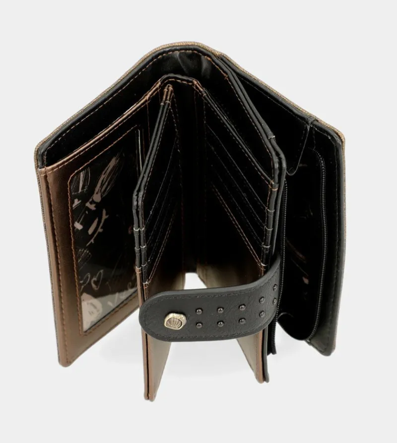 Anekke Nature Shodo Black Flexible Rfid Wallet Online