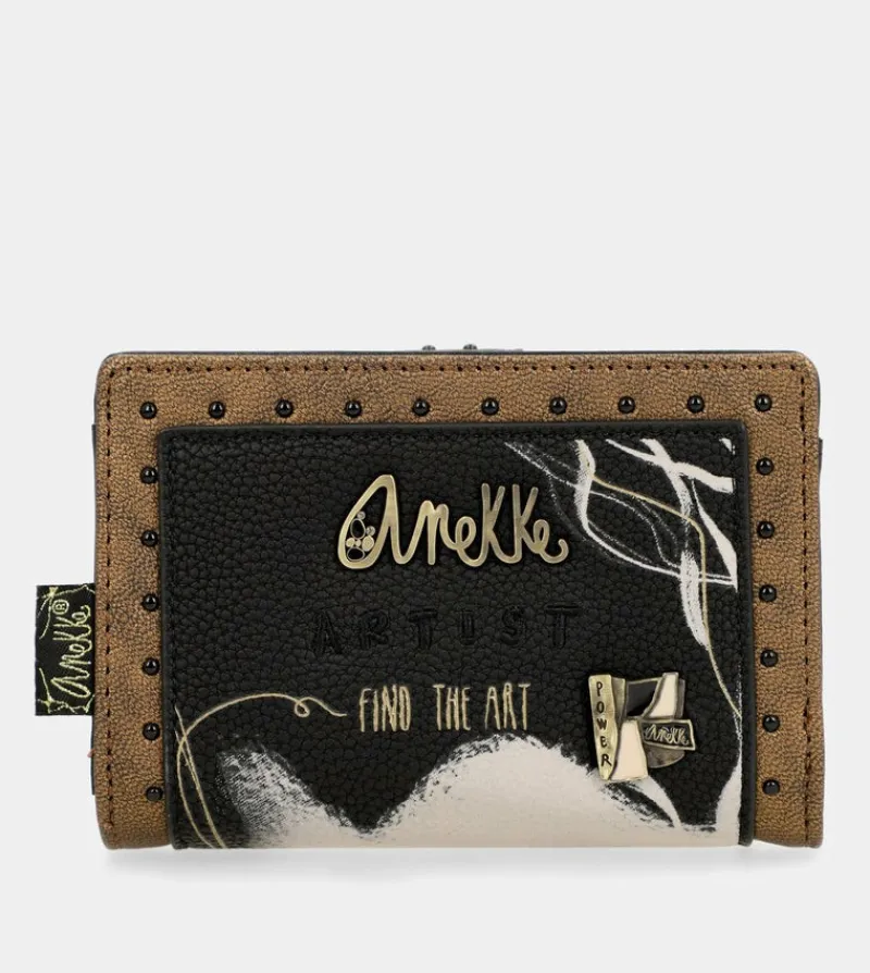 Anekke Nature Shodo Black Flexible Rfid Wallet Online