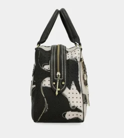 Anekke Nature Shodo Black 2-Handle Shoulder Bag Fashion