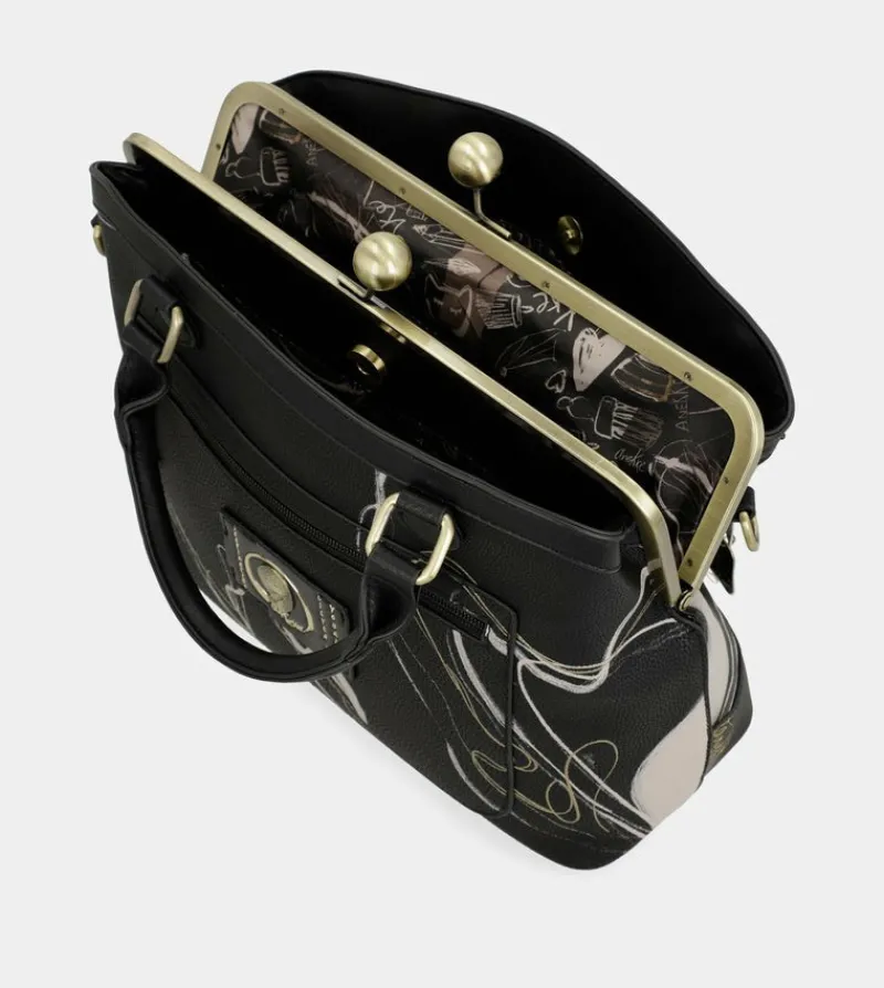 Anekke Nature Shodo Black Nozzle Purse Outlet