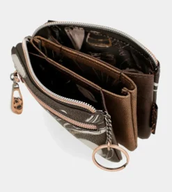 Anekke Nature Shodo Brown 3 Compartment Purse Flash Sale