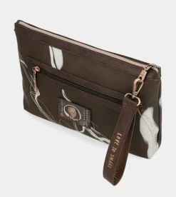 Anekke Nature Shodo Brown Clutch Bag Clearance