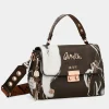 Anekke Nature Shodo Brown Flap Bag Shop