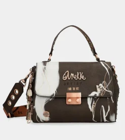 Anekke Nature Shodo Brown Flap Bag Shop