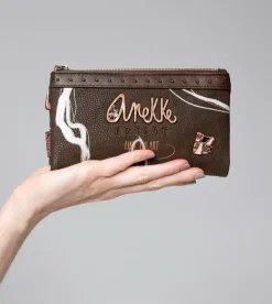 Anekke Nature Shodo Brown Rfid Flexi Wallet Brown Discount