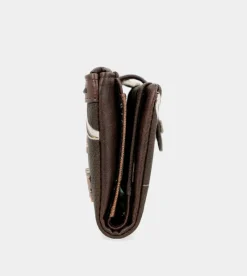 Anekke Nature Shodo Brown Rfid Flexi Wallet Brown Discount