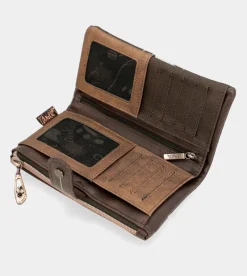 Anekke Nature Shodo Brown Rfid Flexi Wallet Brown Discount
