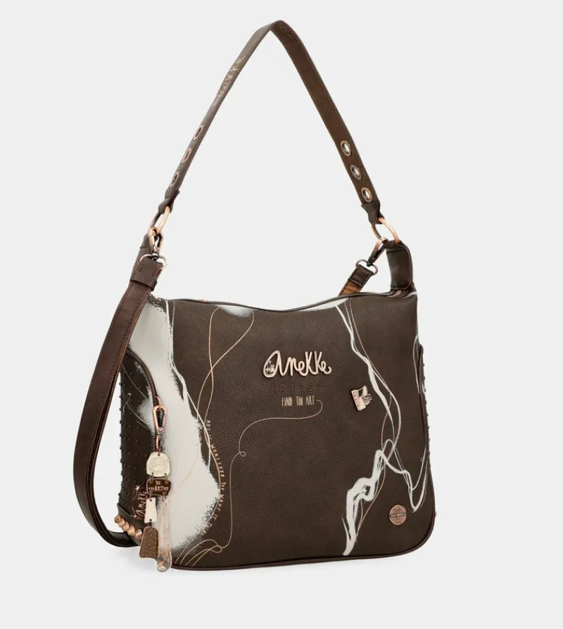 Anekke Nature Shodo Brown Shoulder Bag Cheap