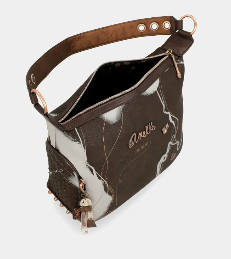 Anekke Nature Shodo Brown Shoulder Bag Cheap