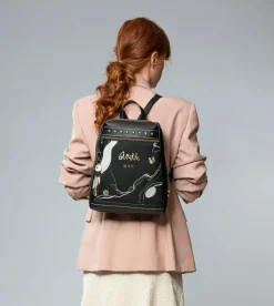 Anekke Nature Shodo Large Black Backpack Fashion