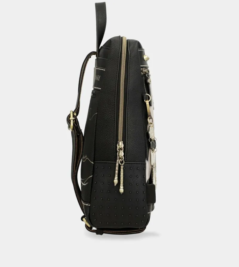 Anekke Nature Shodo Large Black Backpack Fashion