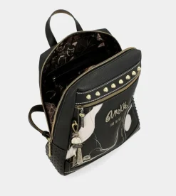Anekke Nature Shodo Large Black Backpack Fashion