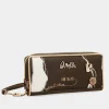 Anekke Nature Shodo Large Brown Rfid Wallet Clearance