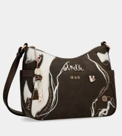 Anekke Nature Shodo Medium Brown Shoulder Bag Outlet