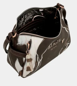 Anekke Nature Shodo Medium Brown Shoulder Bag Outlet