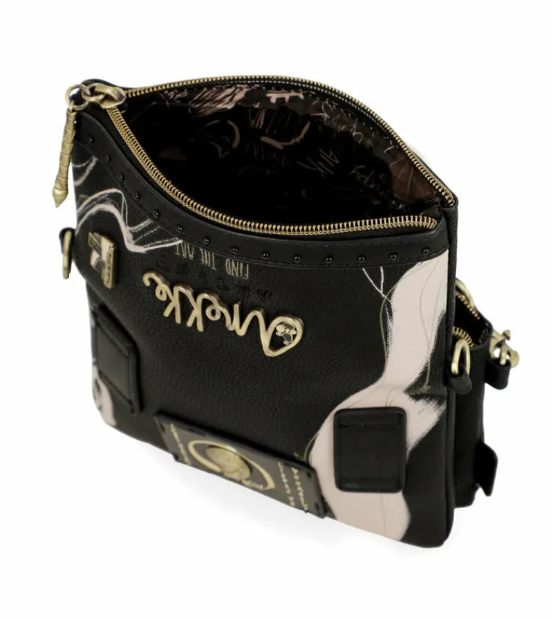 Anekke Nature Shodo Small Black Messenger Bag Online