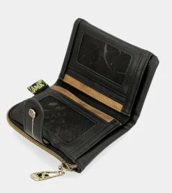 Anekke Nature Shodo Small Black Rfid Wallet Hot