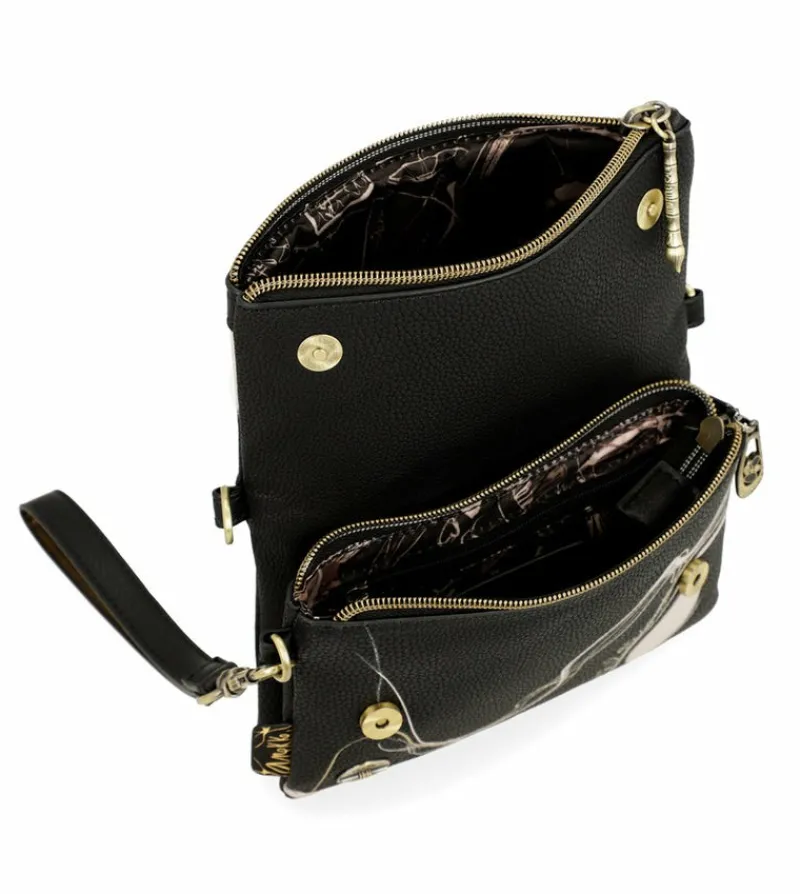 Anekke Nature Shodo Small Black Messenger Bag Online