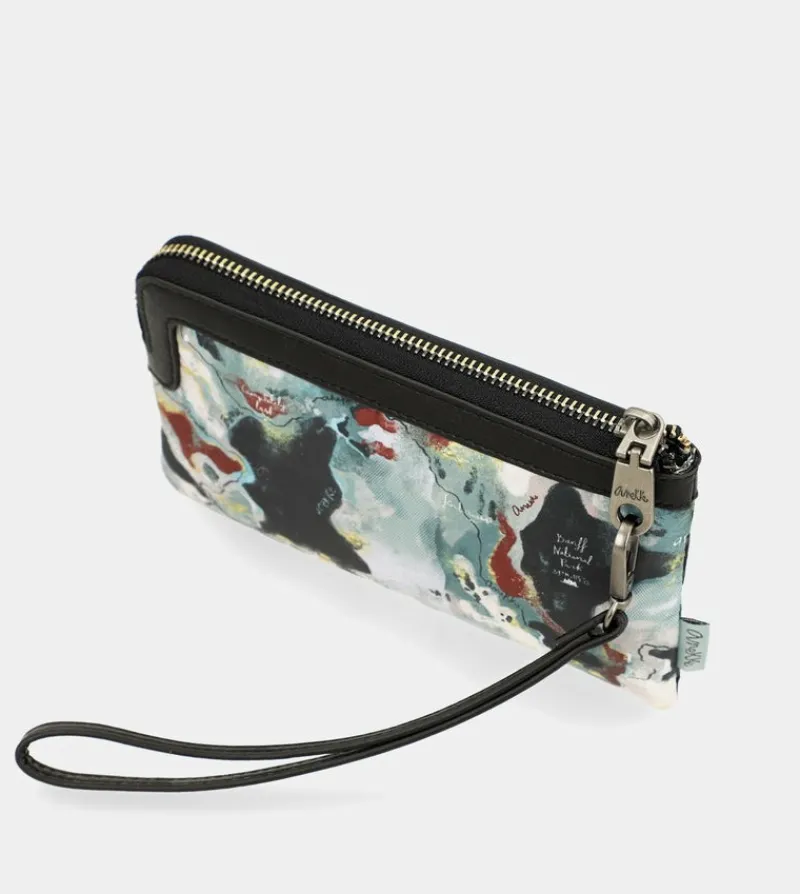 Anekke Nature Woods Coin Purse With Hand Strap Shop