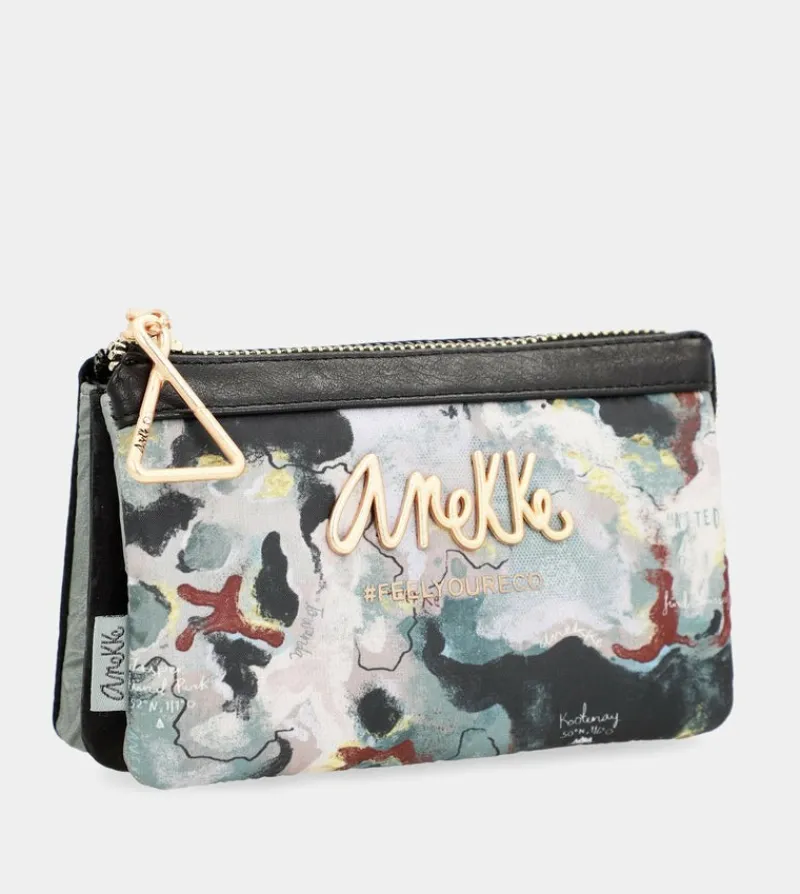 Anekke Nature Woods Triple Compartment Coin Purse Best